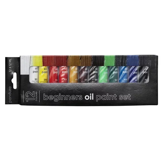Beginners Oil Paint, oljefärger för nybörjare 12×12 ml Outlet