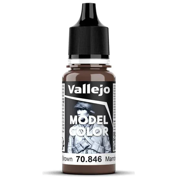 Expressleverans Vallejo Model Color 18 ml Mahogany brown mat 846