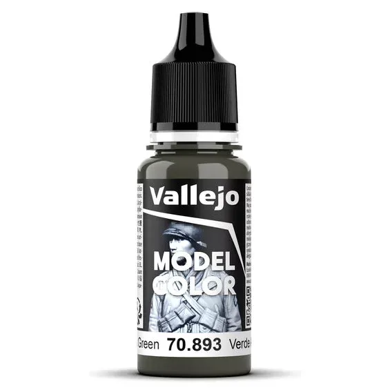 Vallejo Model Color 18 ml US dark green mat 893 Endast idag