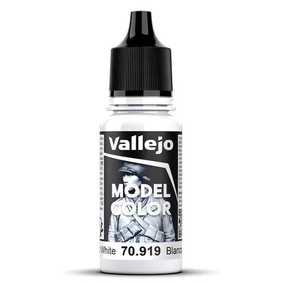 Vallejo Model Color 18 ml Cold white mat 919 Snabb frakt