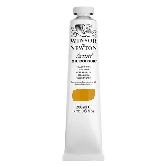 Billig Winsor & Newton Artists' oljefärg 200 ml Yellow ochre 744