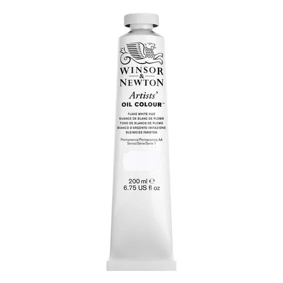 Kundfavorit Winsor & Newton Artists' oljefärg 200 ml Flake white 242 (underpainting white)