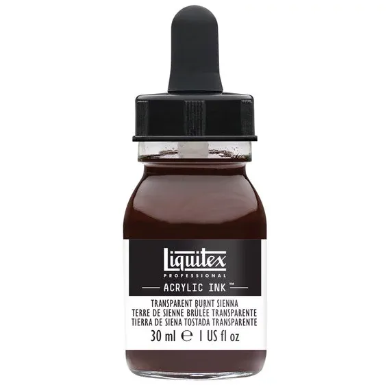 Liquitex Professional Acrylic Ink 30 ml – Transparent burnt sienna 129 Säker betalning