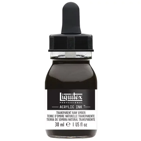 Trygg betalning Liquitex Professional Acrylic Ink 30 ml – Transparent raw umber 333