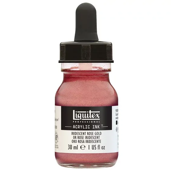 Beställ nu Liquitex Professional Acrylic Ink 30 ml – Iridescent rose gold 227