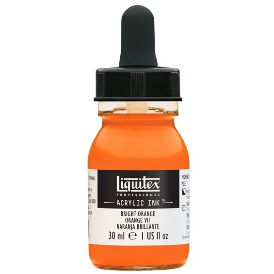 Erbjudandepris Liquitex Professional Acrylic Ink 30 ml – Bright orange 720