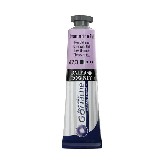 Daler-Rowney Aquafine Gouache 15 ml Ultramarine Pink 420 Lågt pris