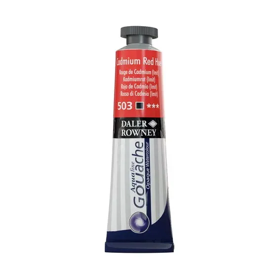 Nedsatt pris Daler-Rowney Aquafine Gouache 15 ml Cadmium Red Hue 503