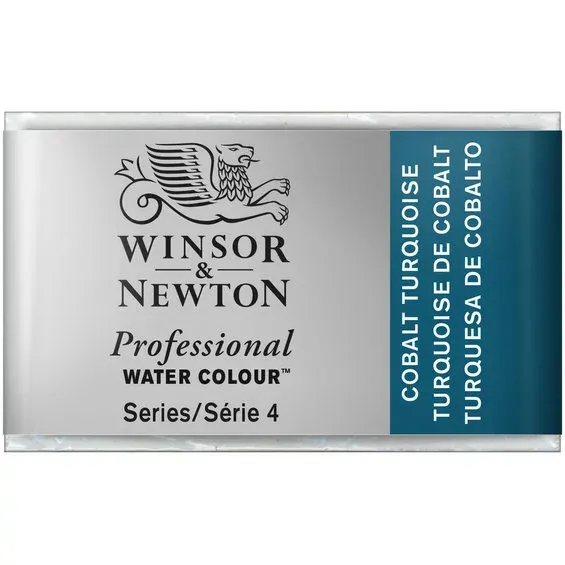 risnedsättning Winsor & Newton Professional akvarellfärg helkopp Cobalt Turquoise 190