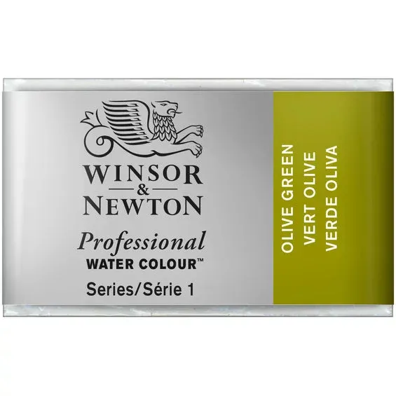 Winsor & Newton Professional akvarellfärg helkopp Olive Green 447 Kampanj