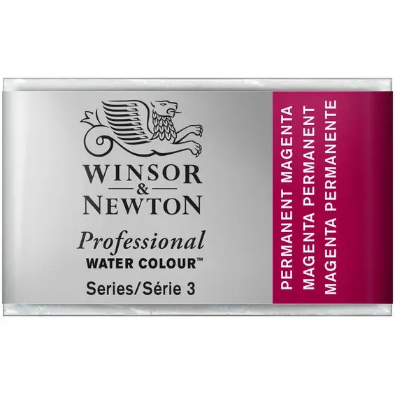 Expressleverans Winsor & Newton Professional akvarellfärg helkopp Permanent Magenta 489