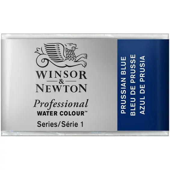 Winsor & Newton Professional akvarellfärg helkopp Prussian Blue 538 Snabb frakt