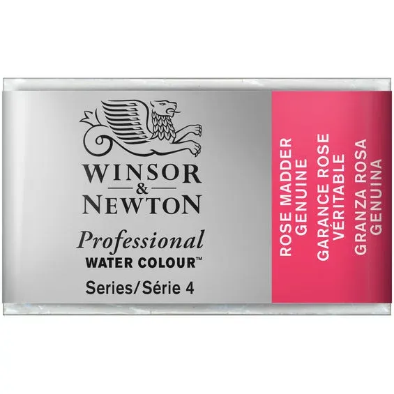 Winsor & Newton Professional akvarellfärg helkopp Rose Madder Genuine 587 Snabb frakt