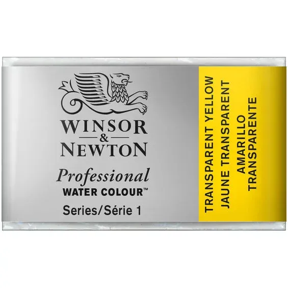 Winsor & Newton Professional akvarellfärg helkopp Transparent Yellow 653 Utförsäljning