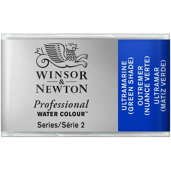 Beställ nu Winsor & Newton Professional akvarellfärg helkopp Ultramarine (green shade) 667