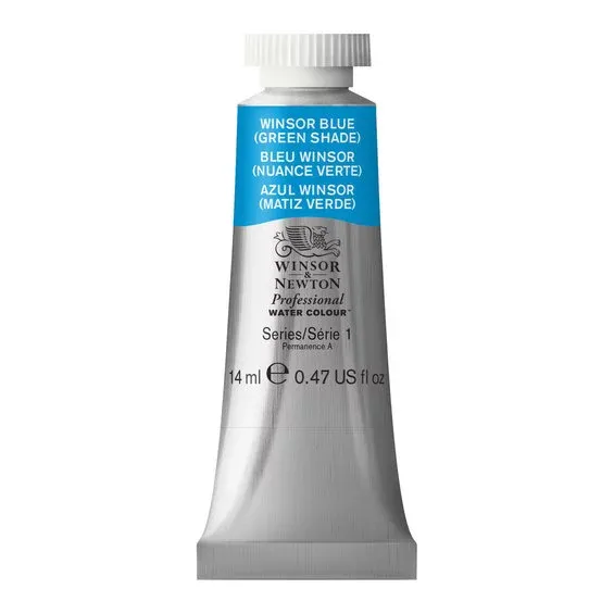 Handla nu Winsor & Newton Professional akvarellfärg 14 ml Winsor Blue (green shade) 707