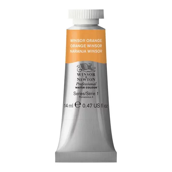 Winsor & Newton Professional akvarellfärg 14 ml Winsor Orange 724 Snabb leverans