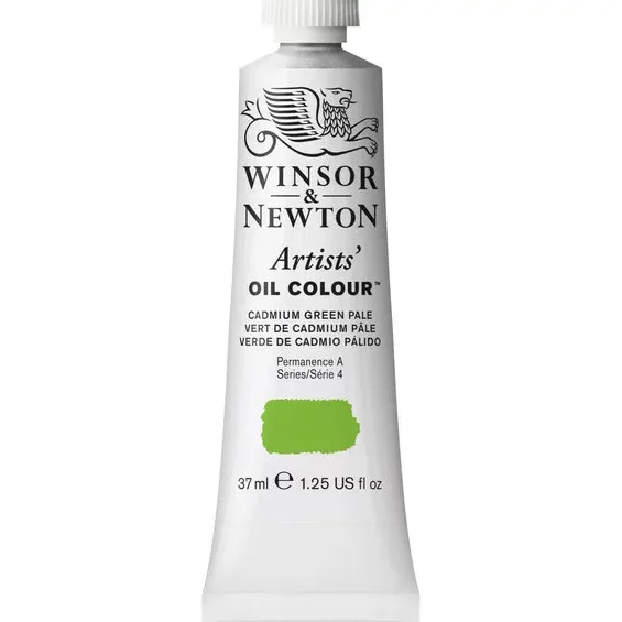 Beställ nu Winsor & Newton Artists' oljefärg 37 ml Cadmium Green Pale 084