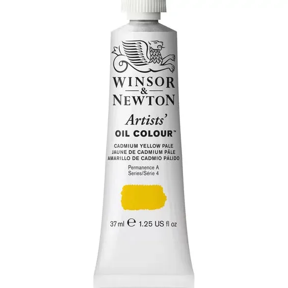 Winsor & Newton Artists' oljefärg 37 ml Cadmium Yellow Pale 118 Begränsat antal