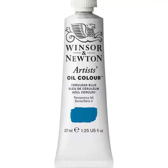 Utförsäljning Winsor & Newton Artists' oljefärg 37 ml Cerulean Blue 137