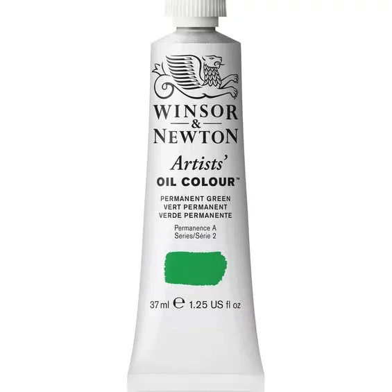 Nedsatt pris Winsor & Newton Artists' oljefärg 37 ml Permanent Green 481