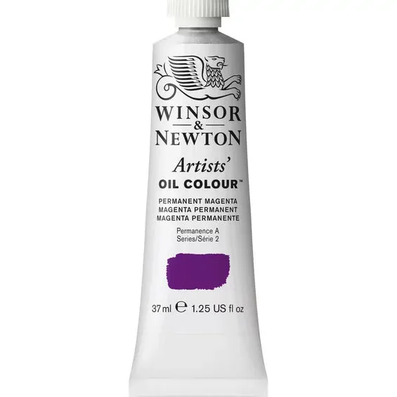 Fri frakt Winsor & Newton Artists' oljefärg 37 ml Permanent Magenta 489