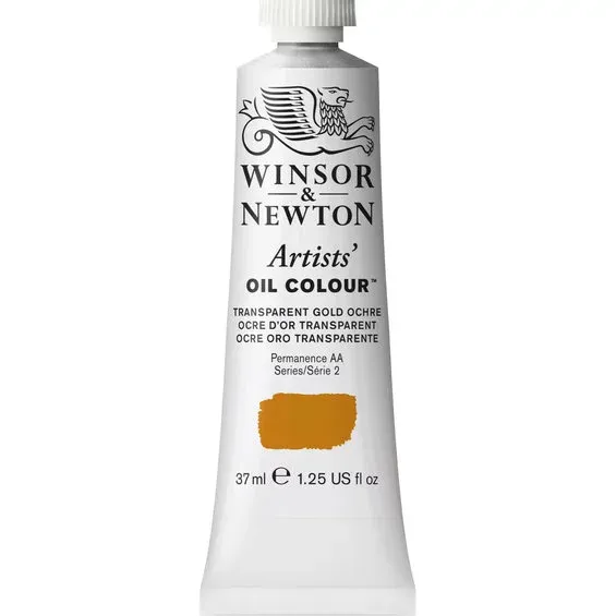 Premium Winsor & Newton Artists' oljefärg 37 ml Transparent Gold Ochre 646