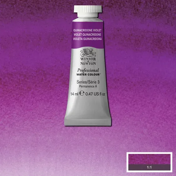 Winsor & Newton Professional akvarellfärg 14 ml Violet Quinacridone 550 Erbjudandepris