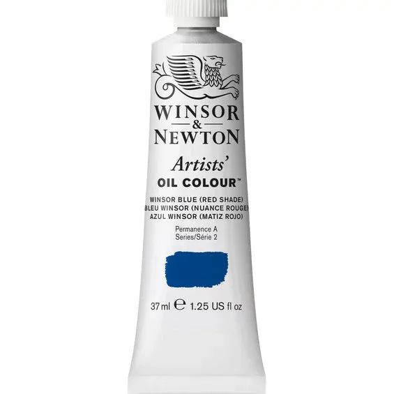 Winsor & Newton Artists' oljefärg 37 ml Winsor Blue (Red Shade) 706 Snabb leverans