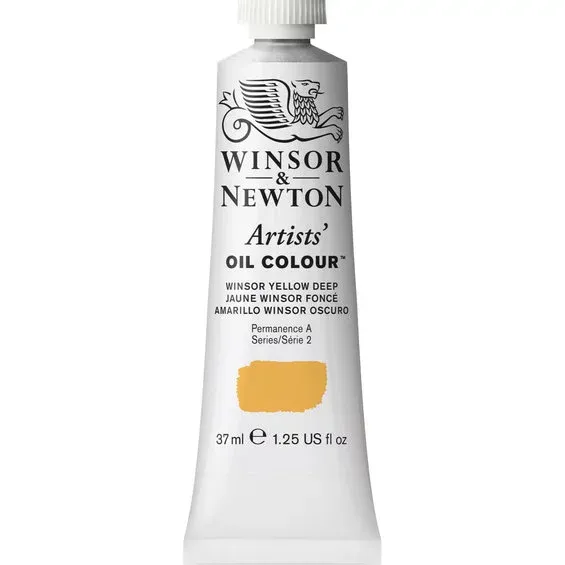 Winsor & Newton Artists' oljefärg 37 ml Winsor Yellow Deep 731 Trygg betalning