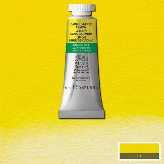 Winsor & Newton Professional akvarellfärg 14 ml Cadmium-Free Lemon 898 Fynd