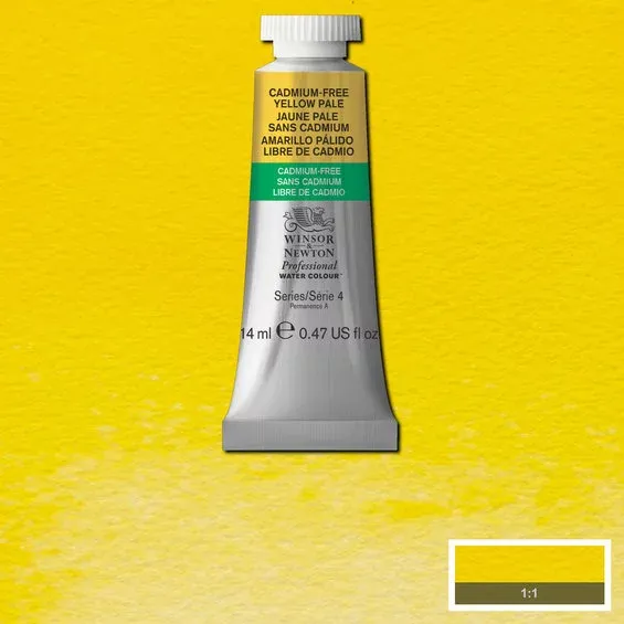 Sista chansen Winsor & Newton Professional akvarellfärg 14 ml Cadmium-Free Yellow Pale 907