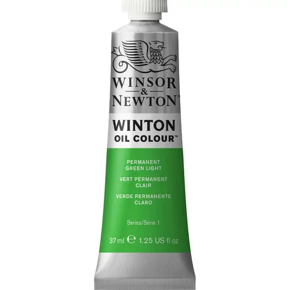 Utförsäljning Winsor & Newton Winton oljefärg 37 ml Permanent Green Light 483