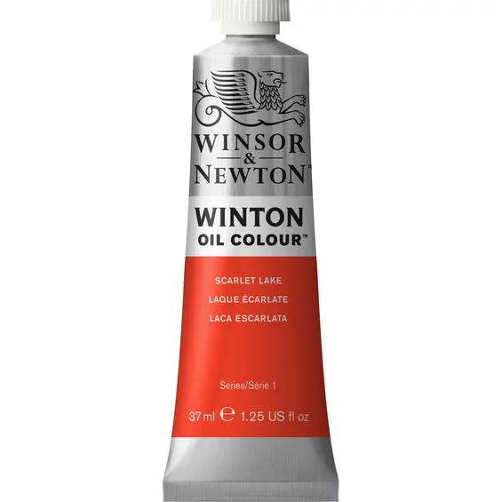 Kundfavorit Winsor & Newton Winton oljefärg 37 ml Scarlet Lake 603