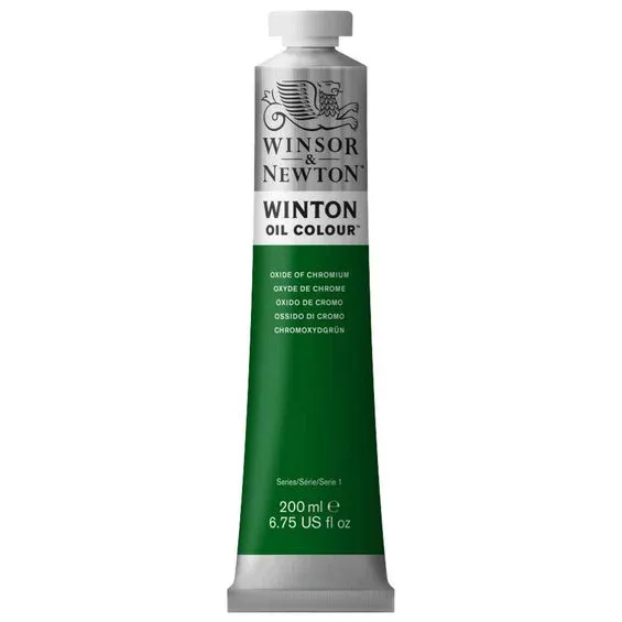 Erbjudande Winsor & Newton Winton oljefärg 200 ml Oxide of Chromium 459