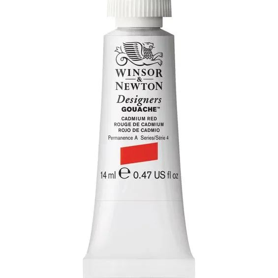 Begränsat erbjudande Winsor & Newton Designers gouache 14 ml Cadmium red 094
