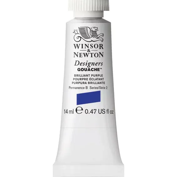 Utförsäljning Winsor & Newton Designers gouache 14 ml Brilliant purple 455
