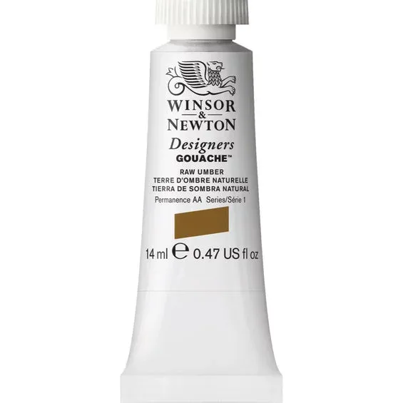 Winsor & Newton Designers gouache 14 ml Raw umber 554 Lägg i varukorgen