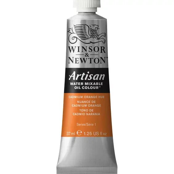 Snabb frakt Winsor & Newton Artisan vattenlöslig oljefärg 37 ml Cadmium Orange Hue 090