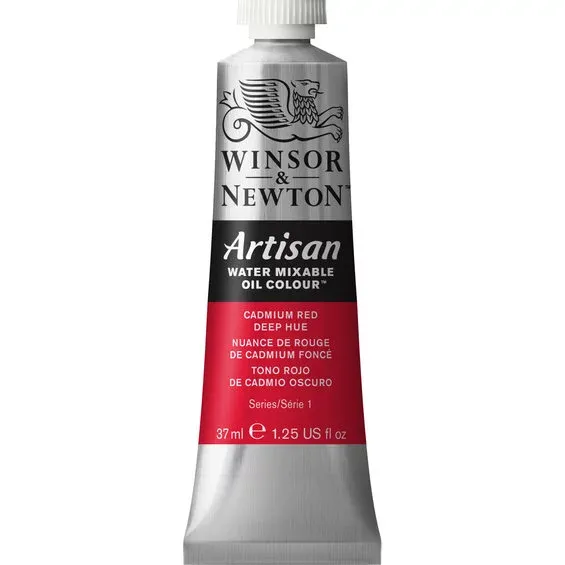 Snabb frakt Winsor & Newton Artisan vattenlöslig oljefärg 37 ml Cadmium Red Deep Hue 098