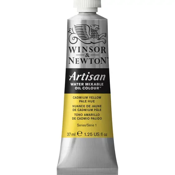Kampanjpris Winsor & Newton Artisan vattenlöslig oljefärg 37 ml Cadmium Yellow Pale Hue 119