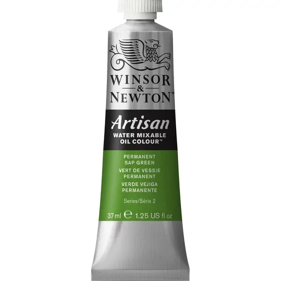 Winsor & Newton Artisan vattenlöslig oljefärg 37 ml Permanent Sap Green 503 Rabatt