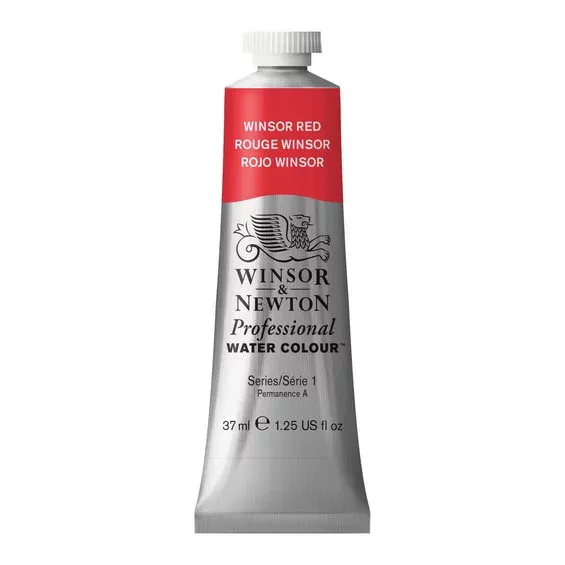Winsor & Newton Professional akvarellfärg 37 ml Winsor Red 726 Snabb frakt