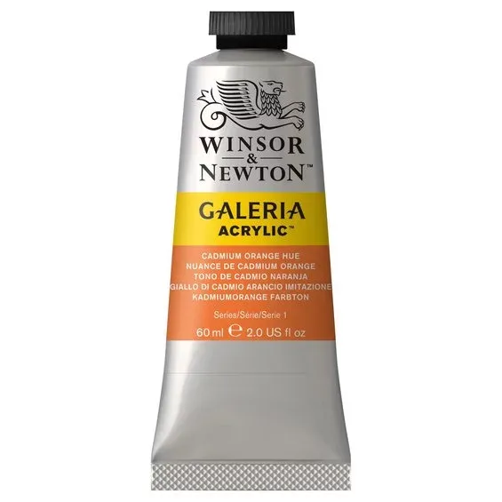 Winsor & Newton Galeria akrylfärg 60 ml Cadmium Orange Hue 090 Reapris