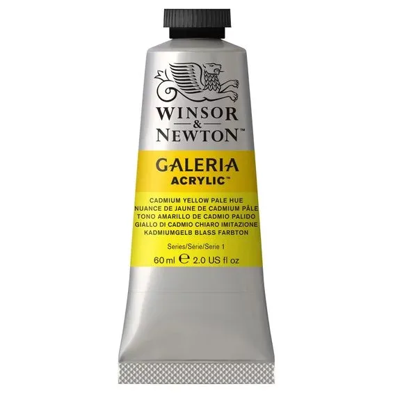 Winsor & Newton Galeria akrylfärg 60 ml Cadmium Yellow Pale Hue 114 Säker betalning