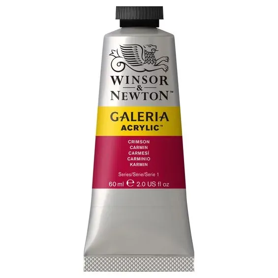 Winsor & Newton Galeria akrylfärg 60 ml Crimson 203 Erbjudande