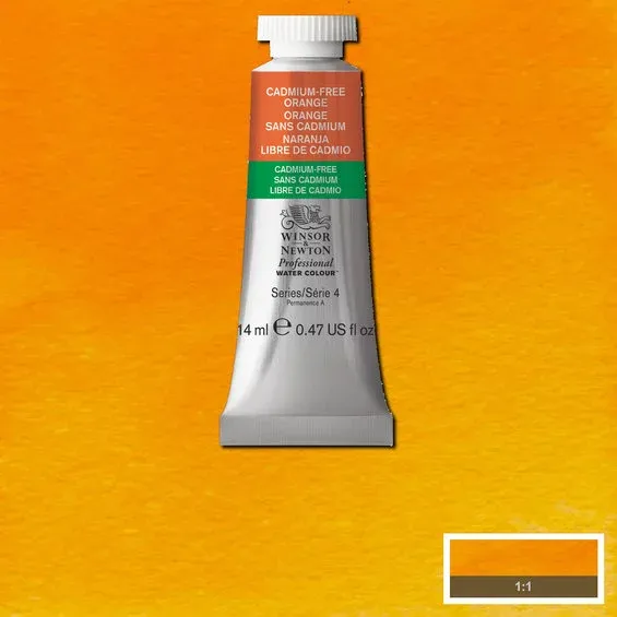 Winsor & Newton Professional akvarellfärg 14 ml Cadmium-Free Orange 899 Kampanjpris