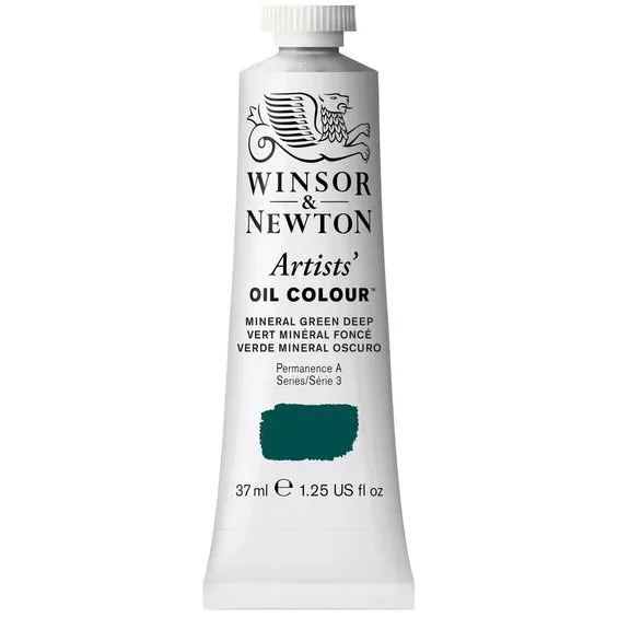 Outlet Winsor & Newton Artists' oljefärg 37 ml Mineral Green Deep 412
