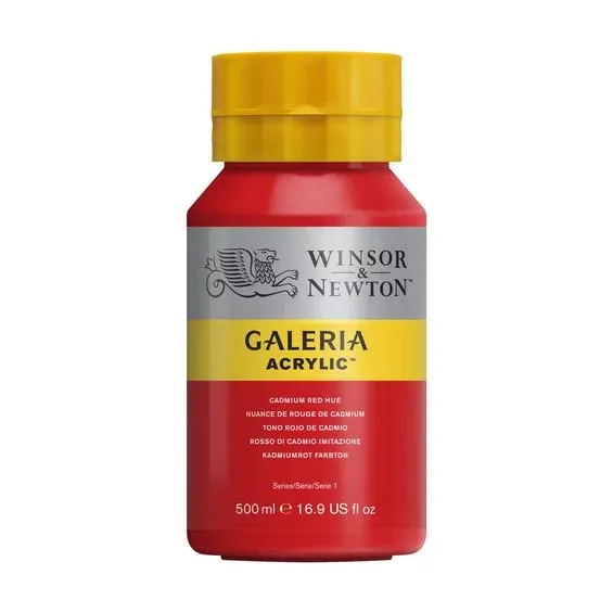 Winsor & Newton Galeria akrylfärg 500 ml Cadmium Red Hue 095 Trygg betalning