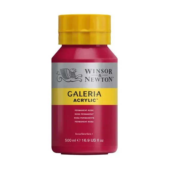 Erbjudande Winsor & Newton Galeria akrylfärg 500 ml Permanent Rose 502